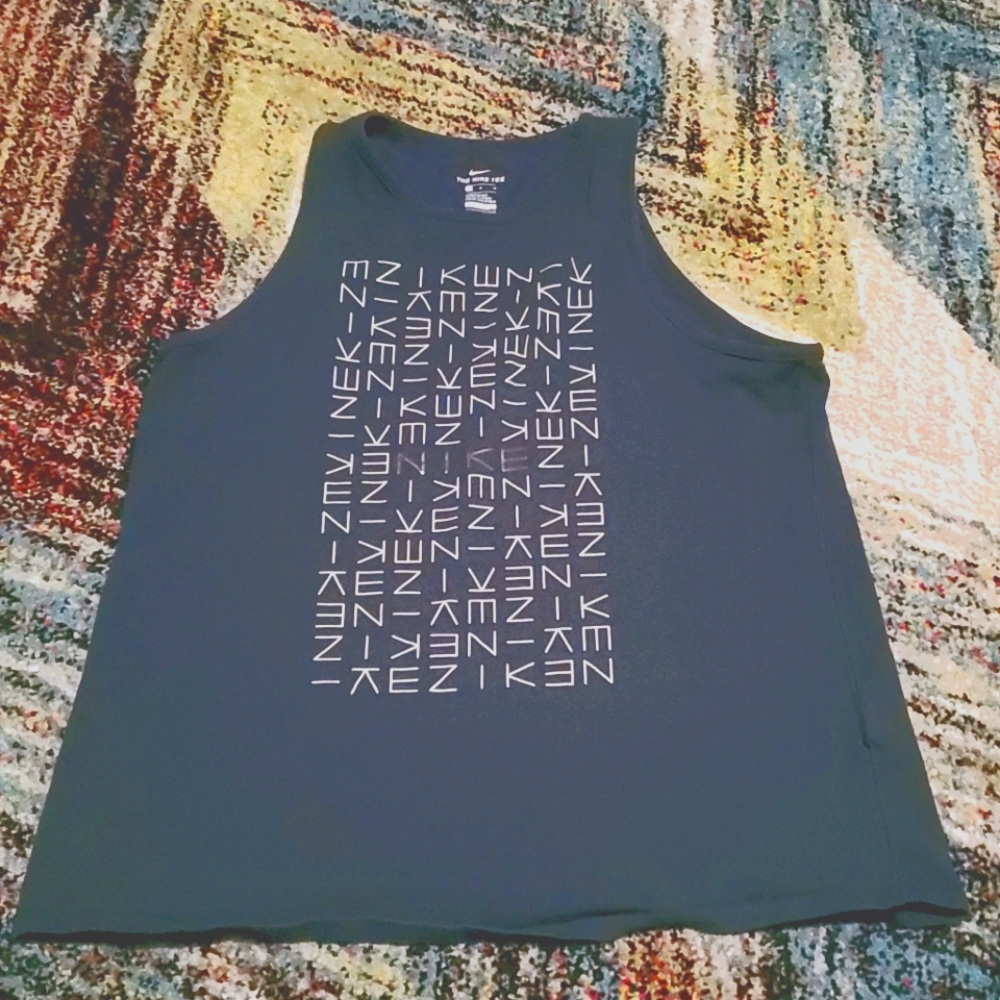 Dark Green Nike Tank